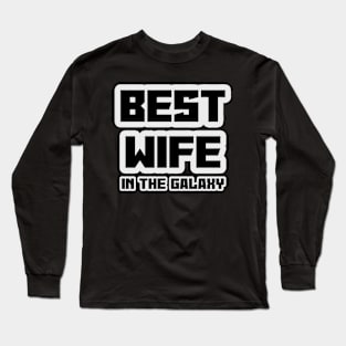 Best Wife Art Long Sleeve T-Shirt